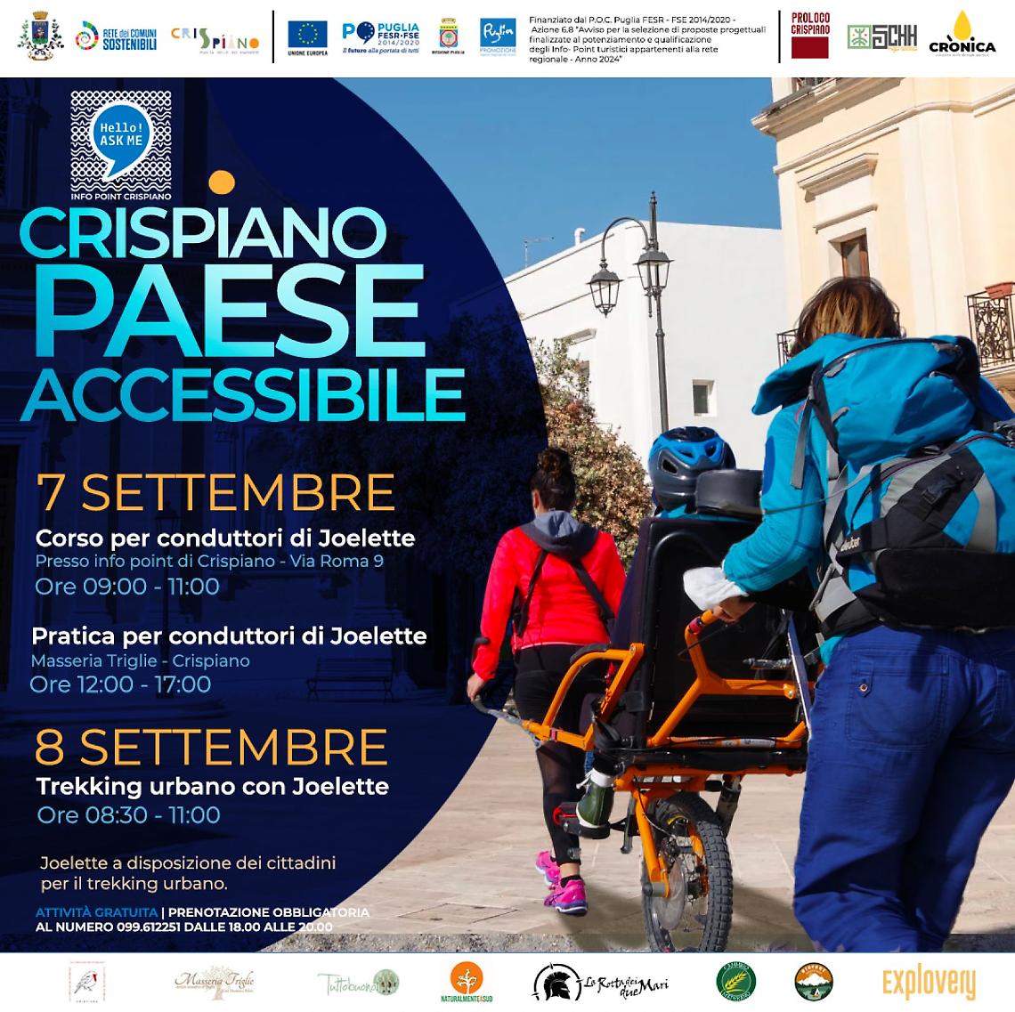 Crispiano paese accessibile 