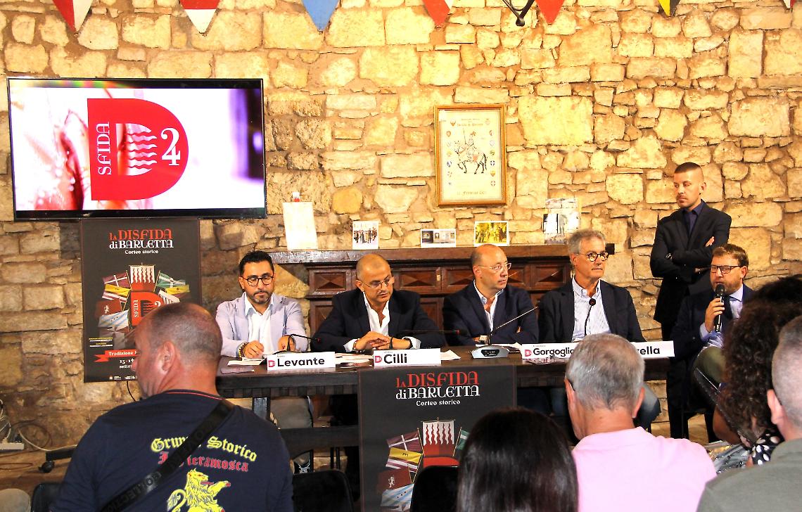 La presentazione dell'edizione 2024 della Disfida di Barletta