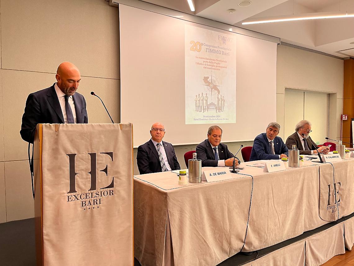 Il 20° Congresso provinciale della Federazione Italiana Medici di Medicina Generale a Bari
