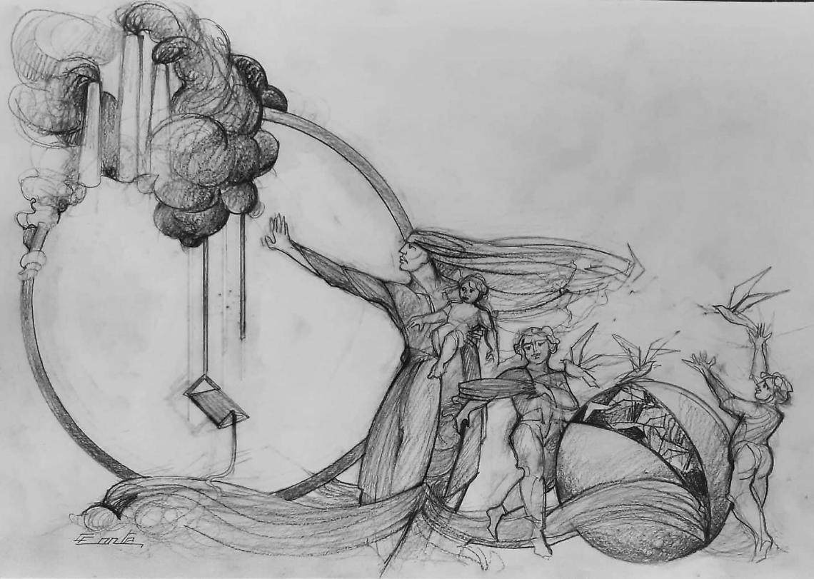 Un monumento alle vittime dell’inquinamento
