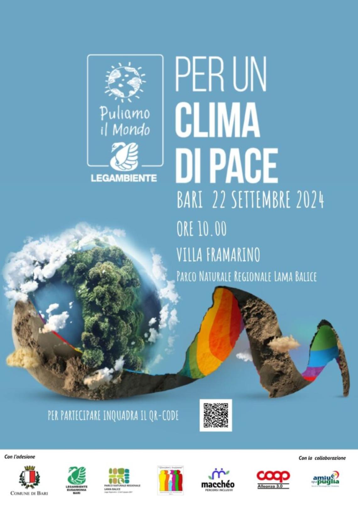 “Puliamo il Mondo”: l’evento di Legambiente nel parco di Lama Balice