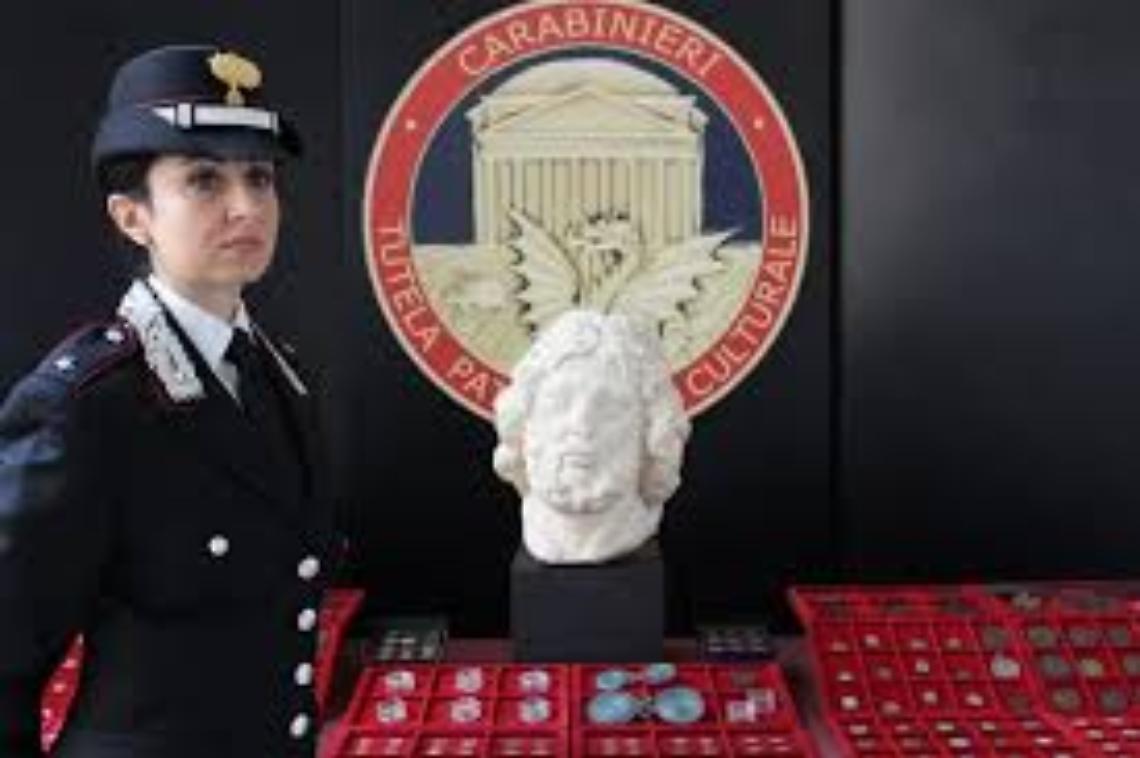 Giornate del Patrimonio, in mostra i reperti recuperati dai Carabinieri