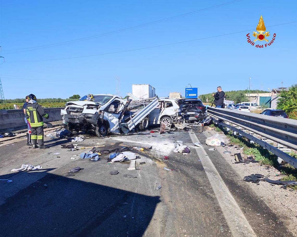 L'incidente a Barletta