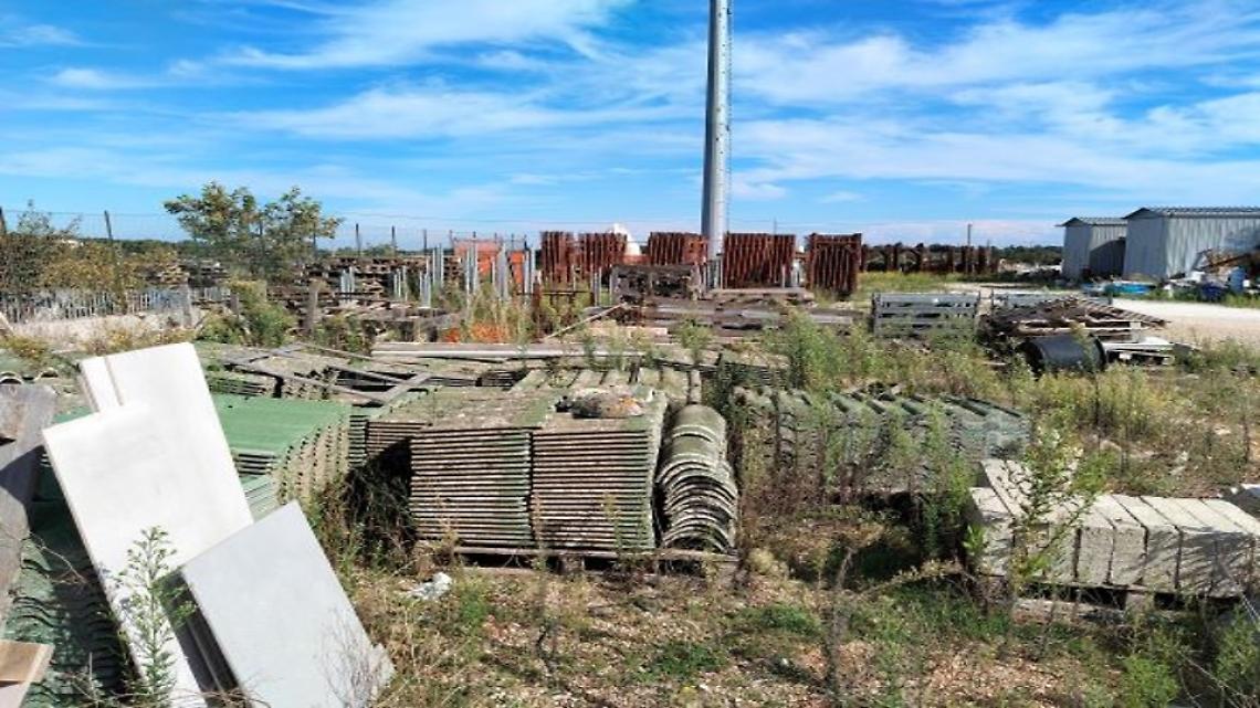 L'area posta sotto sequestro a Putignano