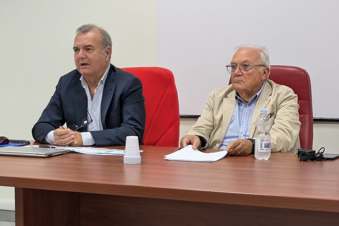 Il dg Antonio Bonucci ed il presidente Paolo Michele Macripò
