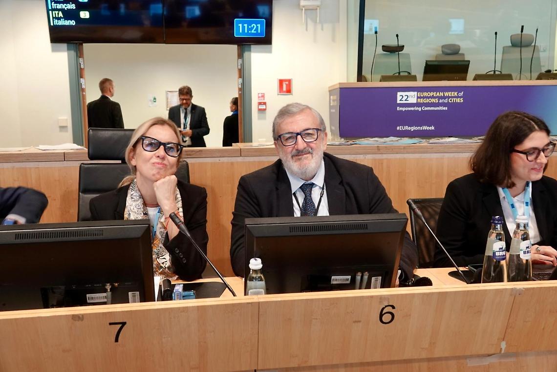 Il Presidente Michele Emiliano a Bruxelles