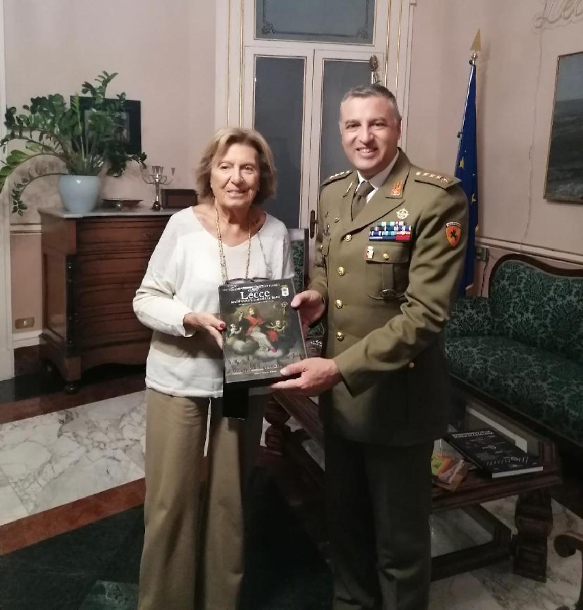 Adriana Poli Bortone e Matteo Rizzitelli