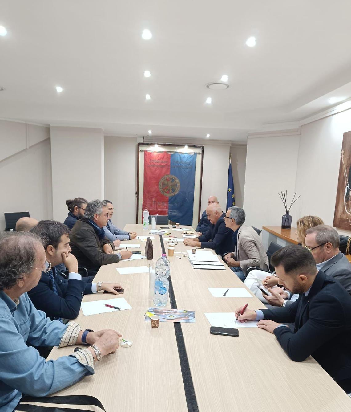 Un momento dell'incontro 