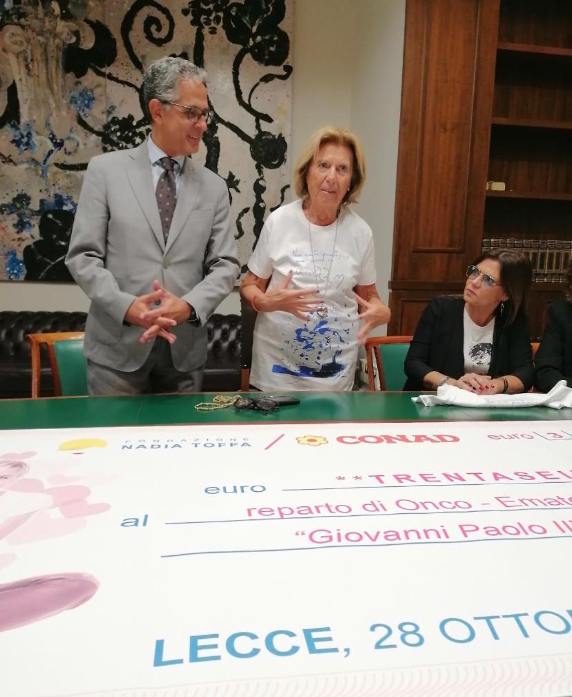 Stefano Rossi e Adriana Poli Bortone