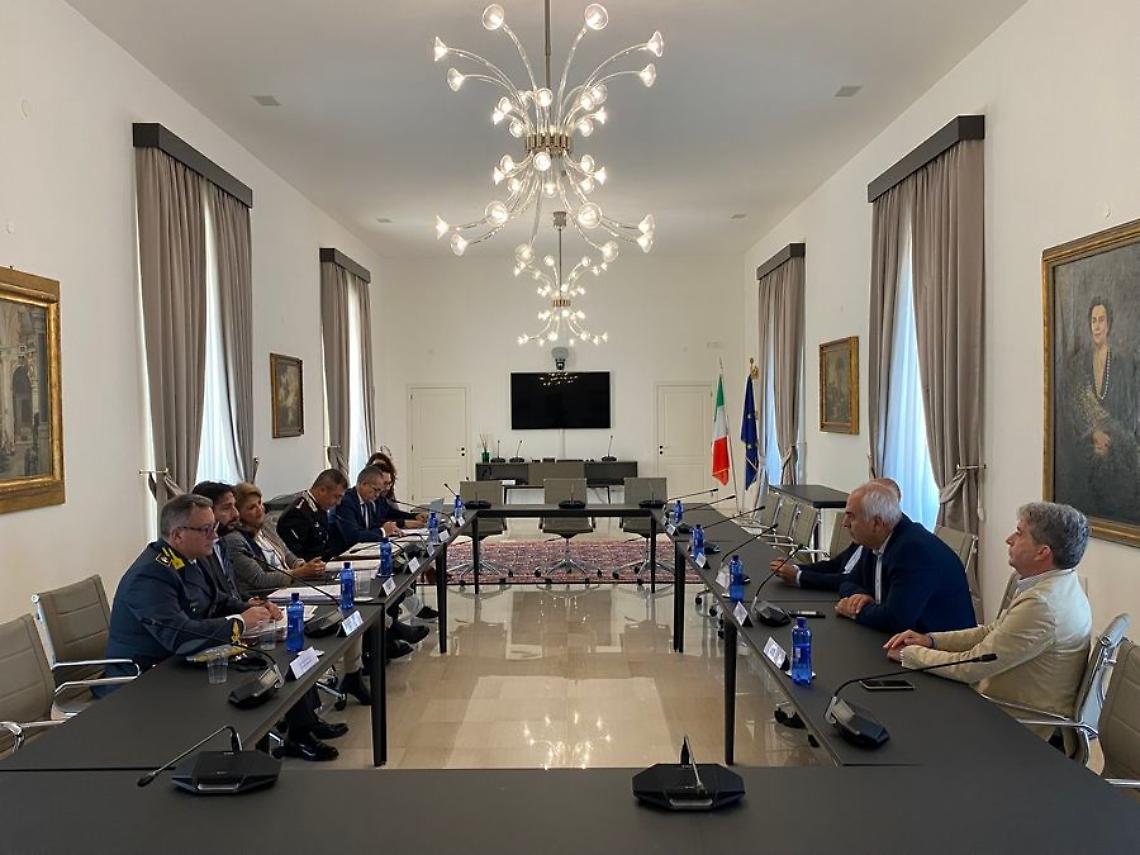 Vertice in Prefettura Bat contro i furti in agricoltura