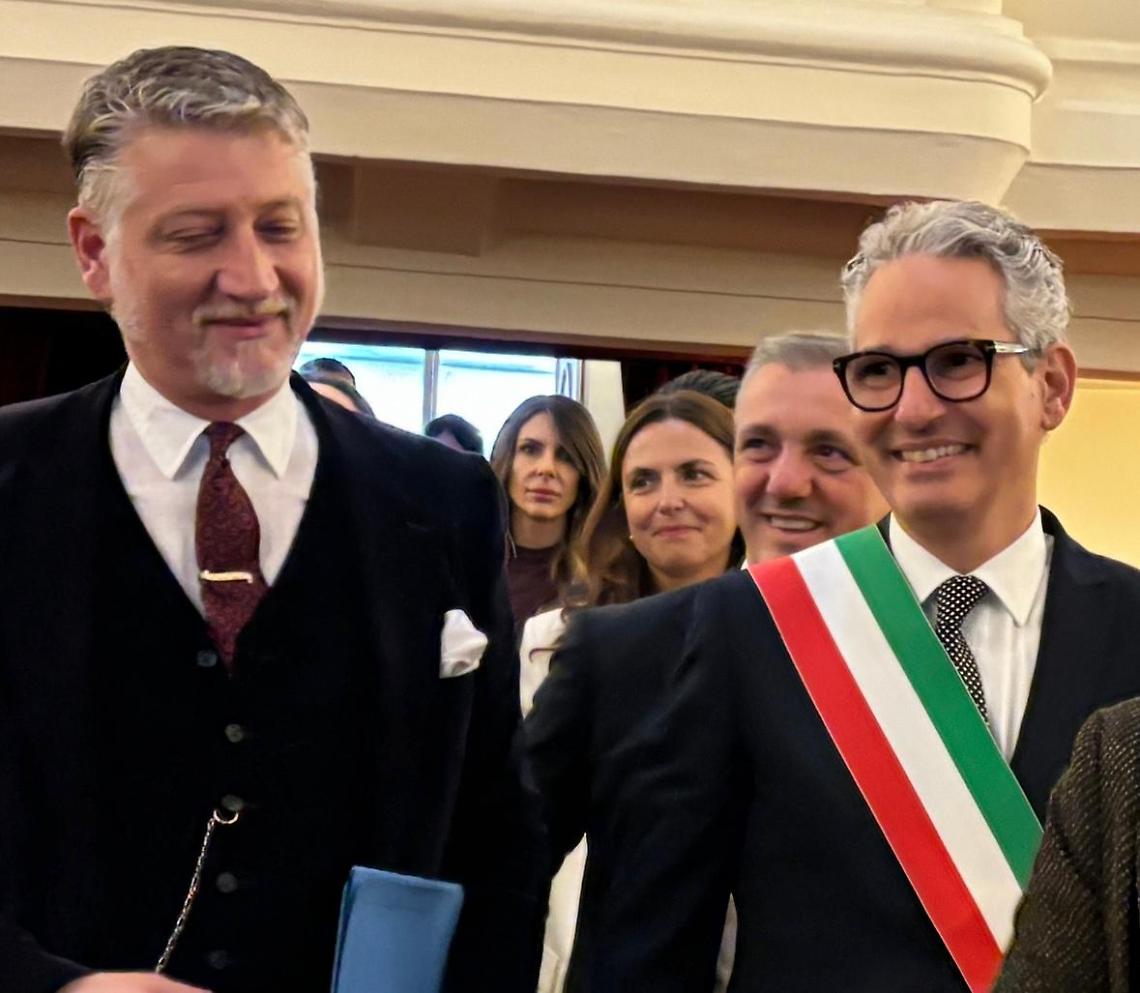 Alessandro Giuli e Vito Malcangio