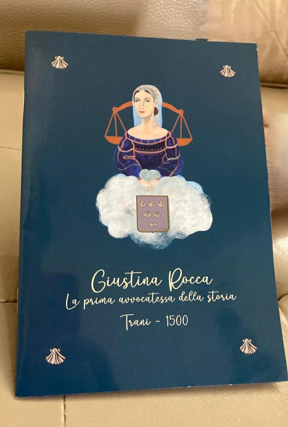 Il libro dedicato a Giustina Rocca, il primo avvocato della storia