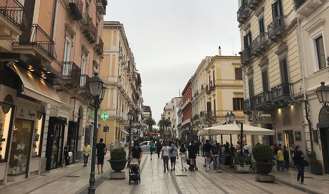 Via D'Aquino, cuore del Borgo Umbertino