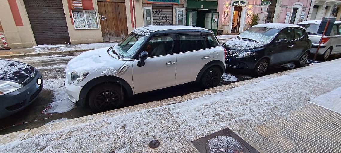 La grandine a Bari