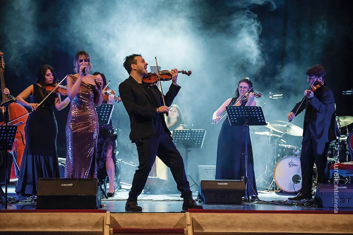Un momento  di una esibizione della “Francesco Greco Ensamble” 