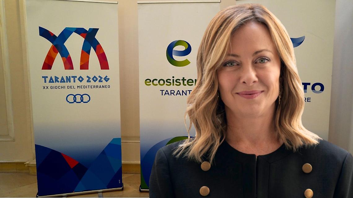 Giochi del Mediterraneo, Meloni in campo