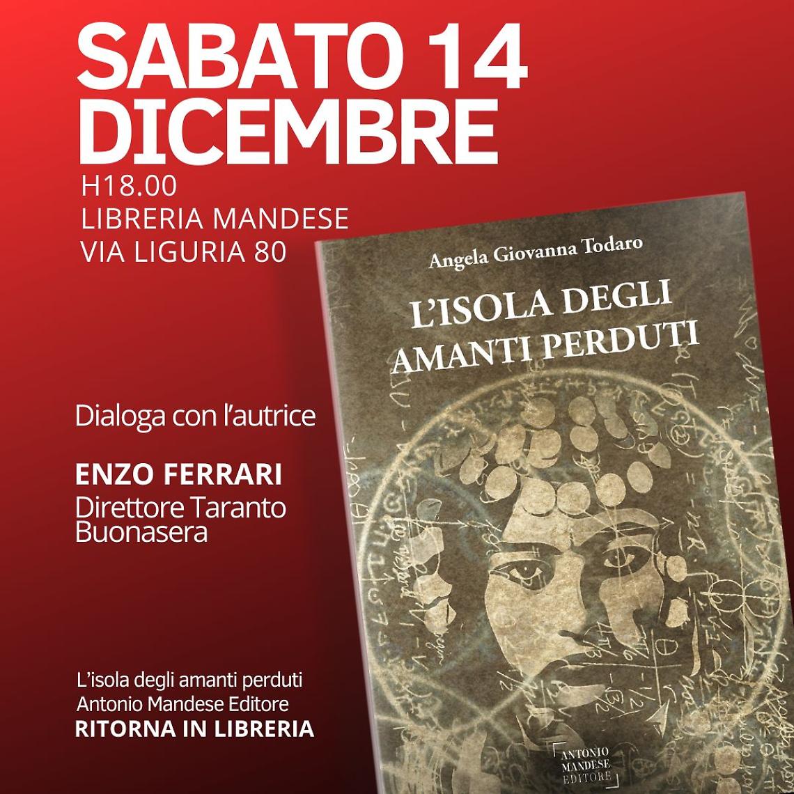 Alla libreria Mandese incontro con l'autrice Angela Giovanna Todaro