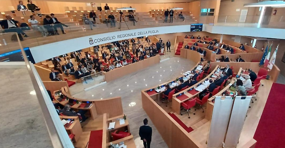 Una veduta del Consiglio regionale (foto d'archivio)