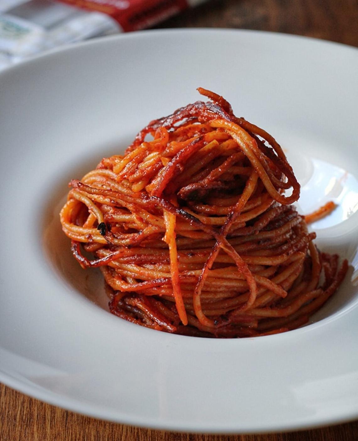 Un piatto di spaghetti all'assassina