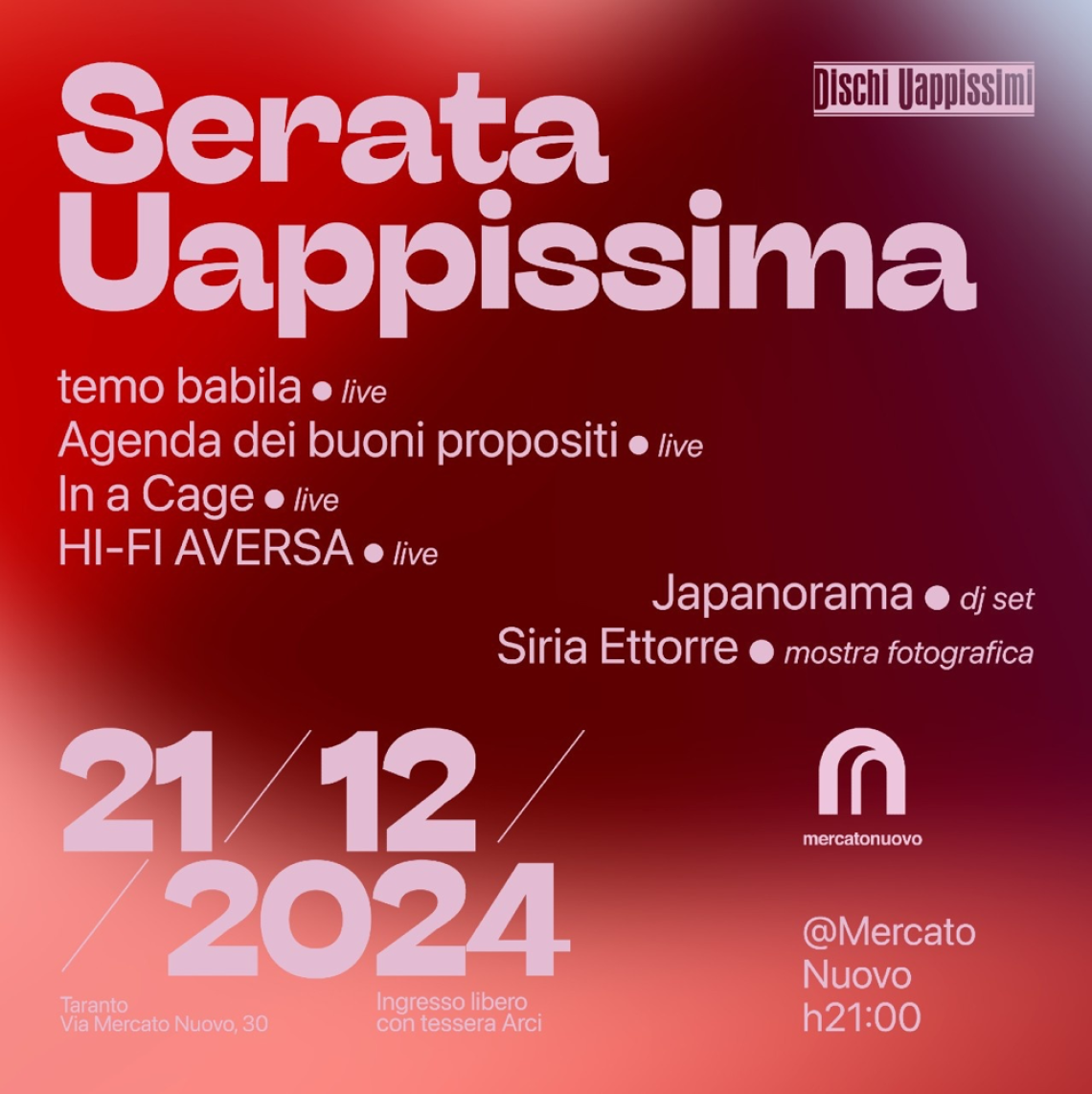 La locandina dell'evento
