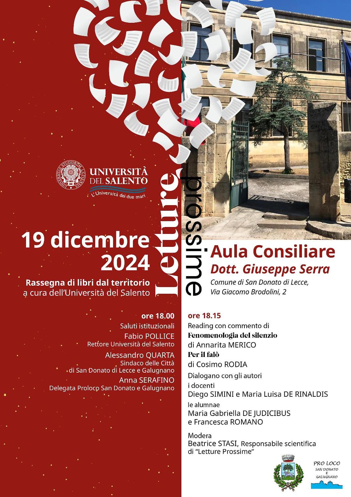 La locandina dell'evento