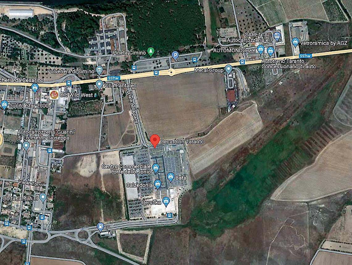 Una veduta dell'area del comparto 32
