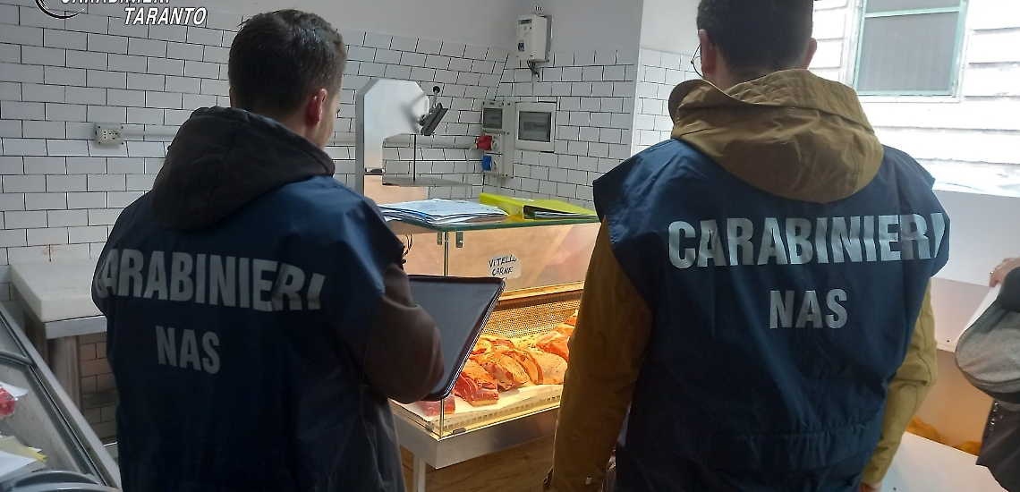 L'attività svolta dal Nas di Taranto in collaborazione con l'Asl