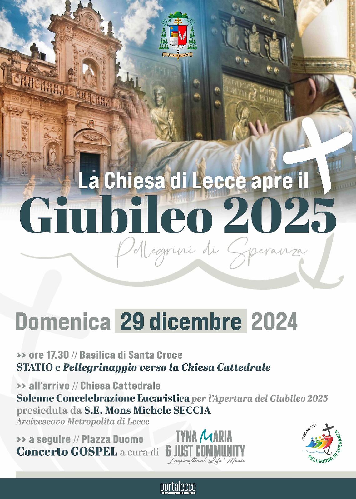 La chiesa di Lecce apre il Giubileo 2025