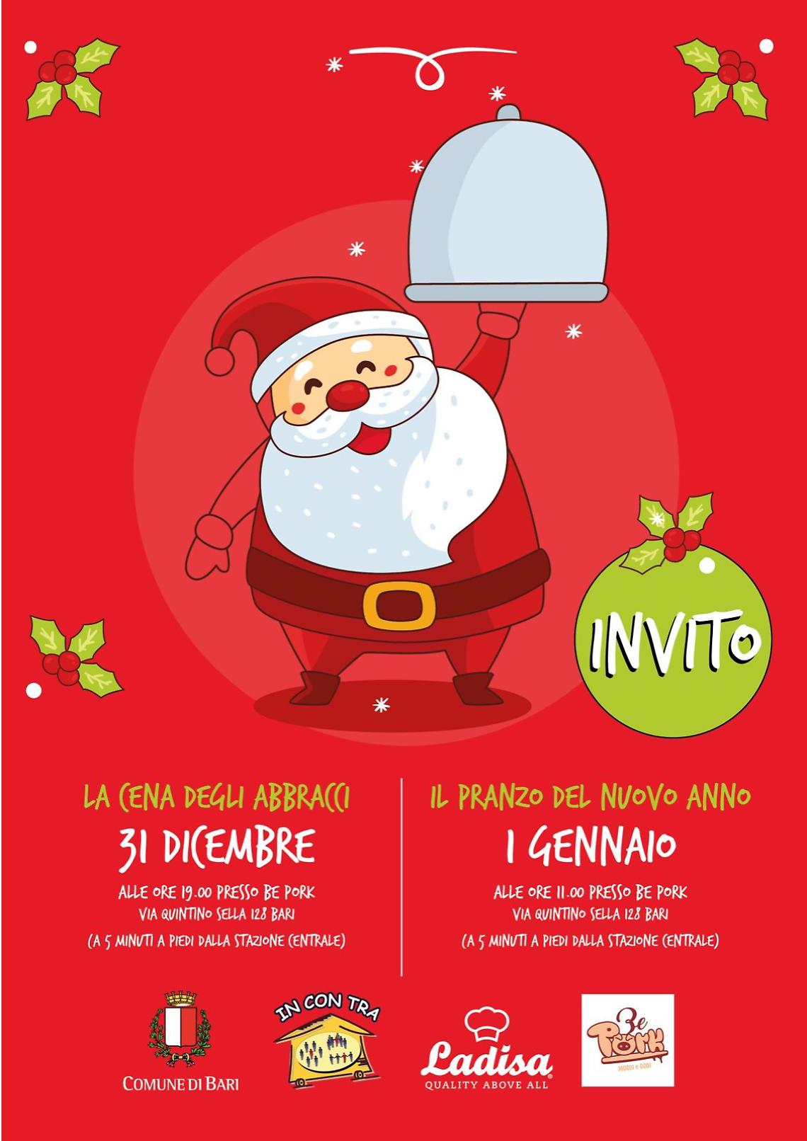 Gli appuntamenti solidali a Bari del 31 dicembre e 1 gennaio