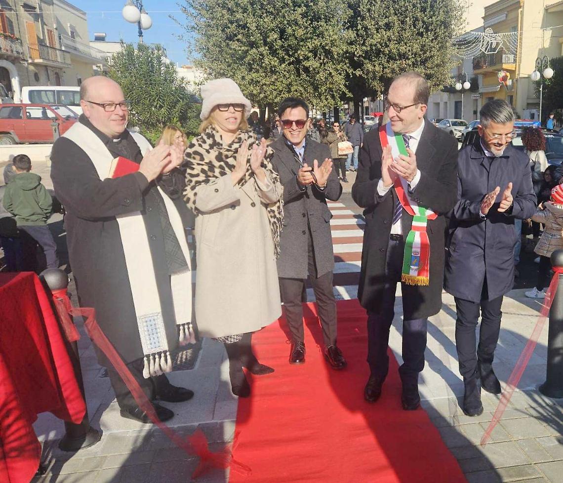 L'inaugurazione della Villa comunale