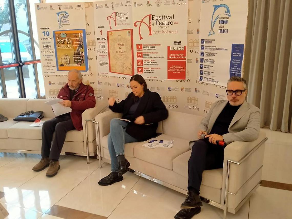Da sinistra: Lino Conte, l'assessore Angelica Lussoso e Michelangelo Busco