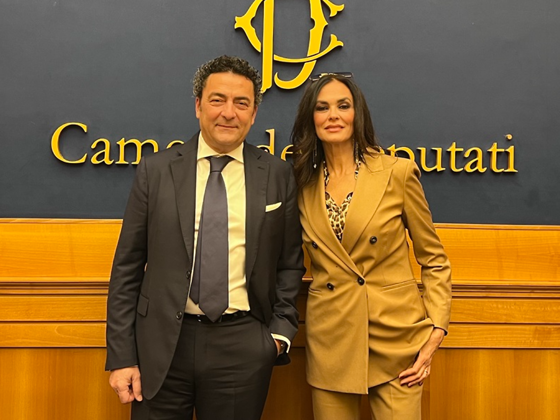 Il Prof. Giuseppe Speziale e Maria Grazia Cucinotta