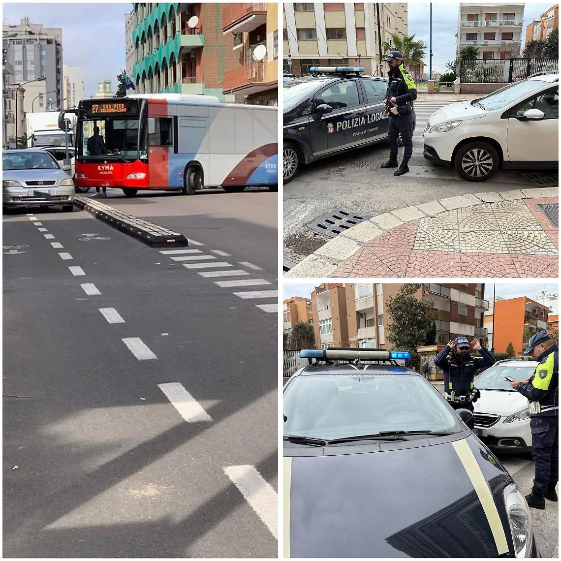 I controlli della Polizia Locale di Taranto - foto di Francesco Manfuso