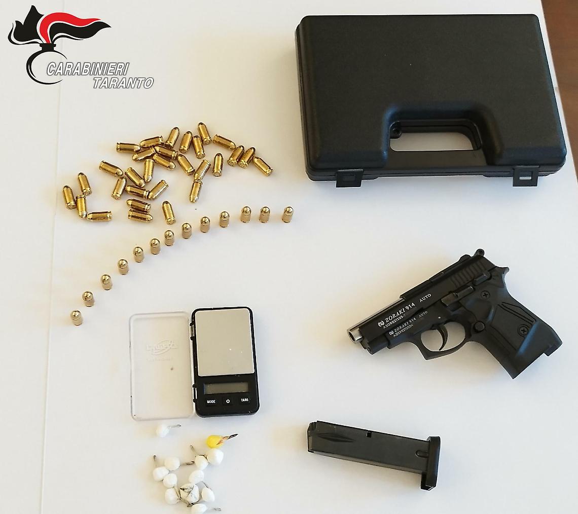 L'arma rinvenuta dai Carabinieri
