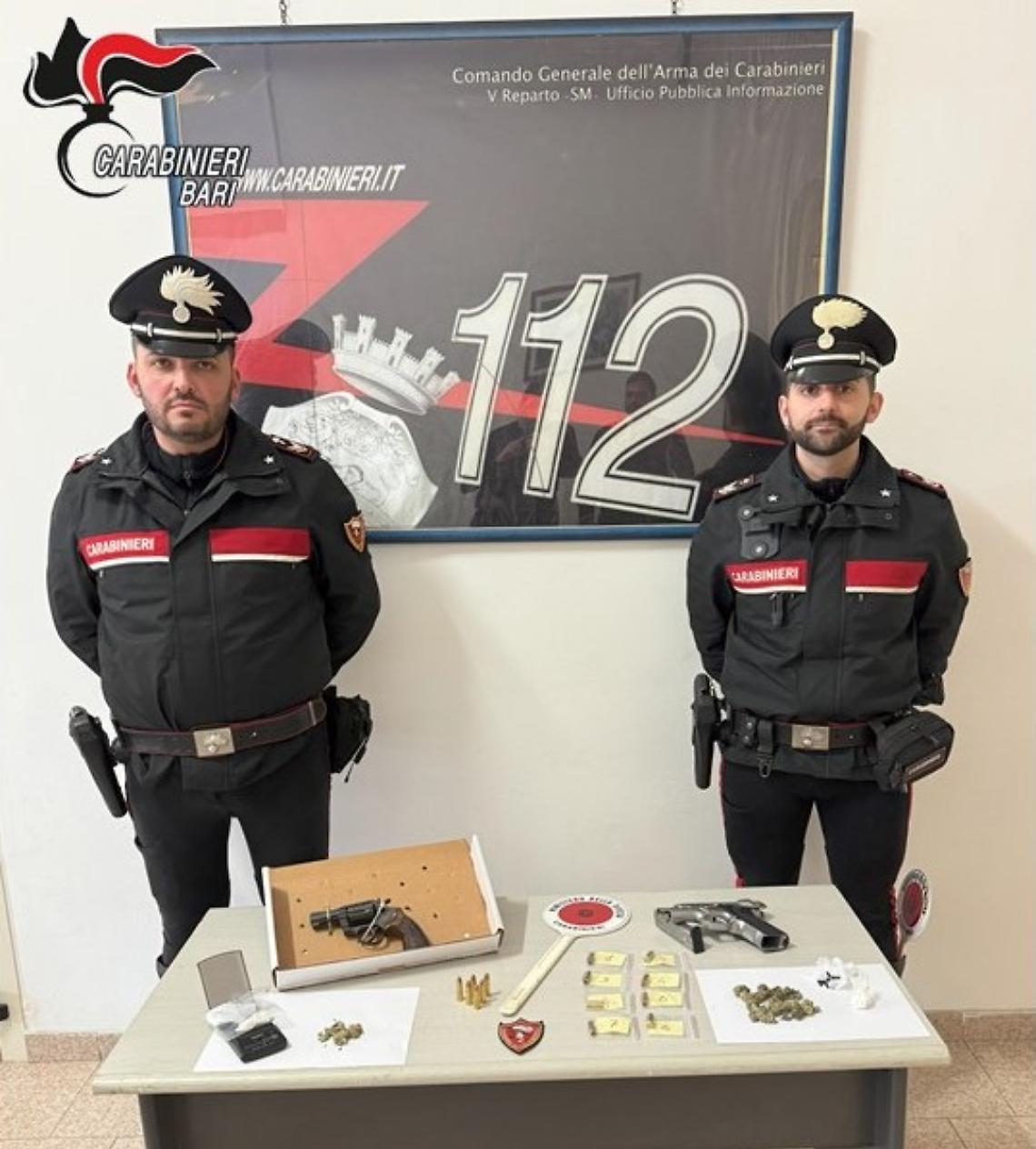 In azione i carabinieri di Bari