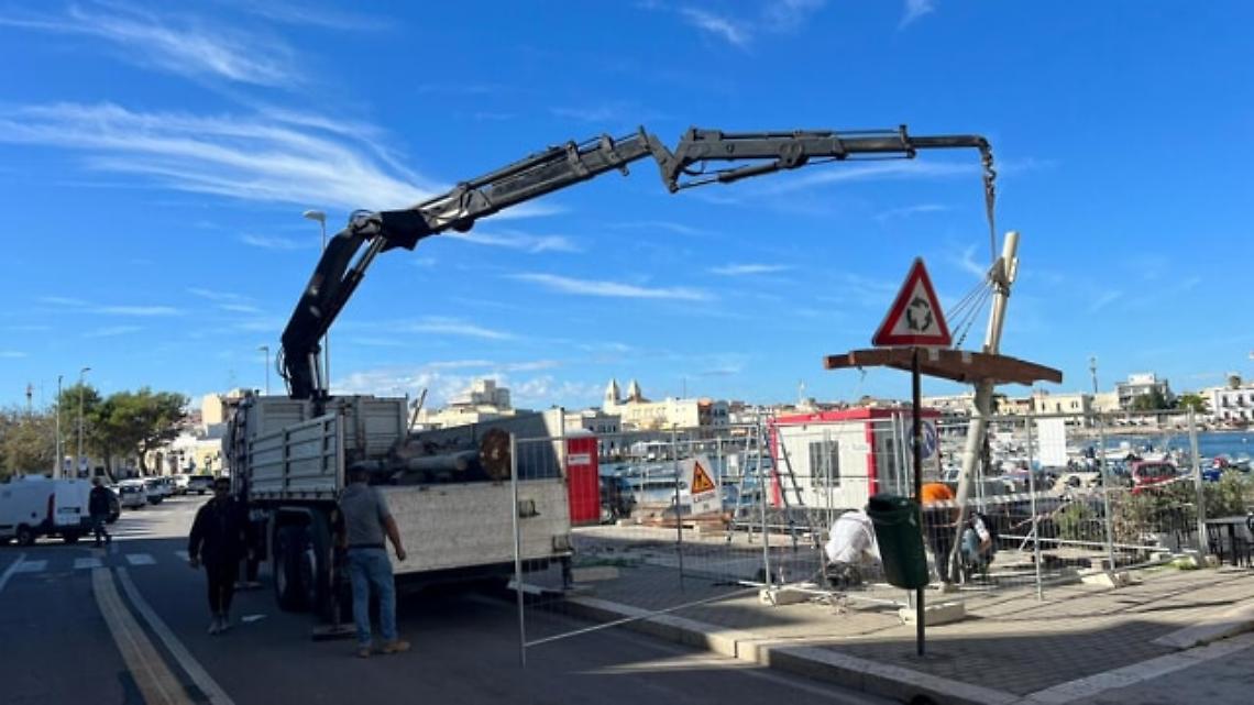 I lavori a Santo Spirito - Bari