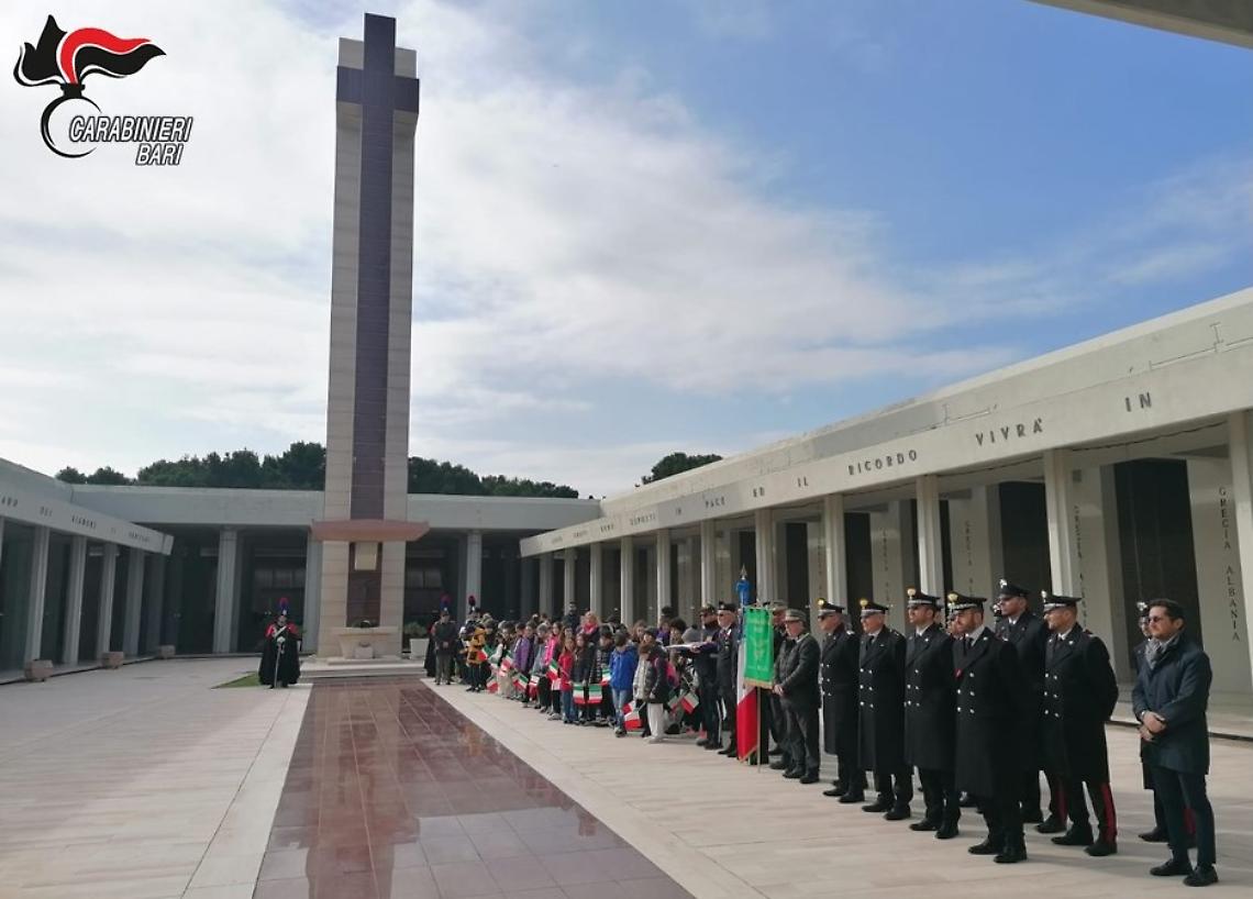 La cerimonia al Sacrario Militare dei Caduti d’Oltremare di Bari