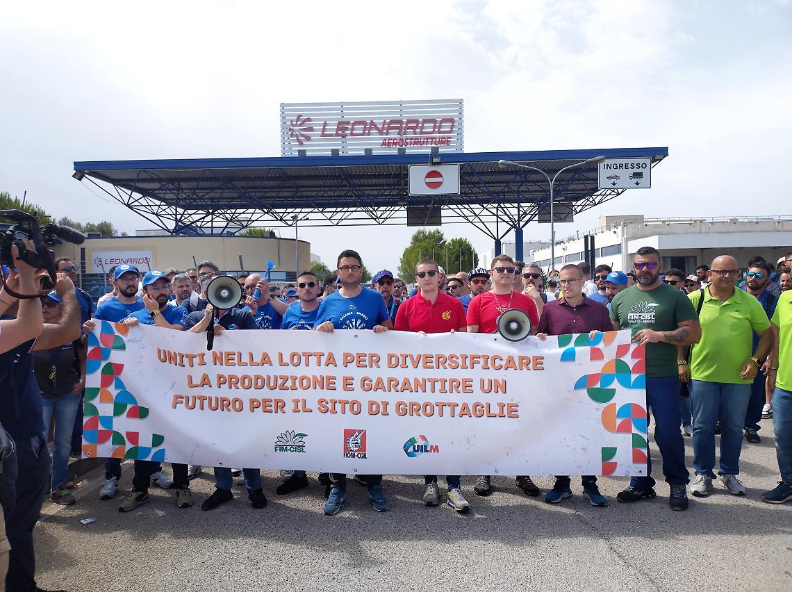 Una protesta dei sindacati