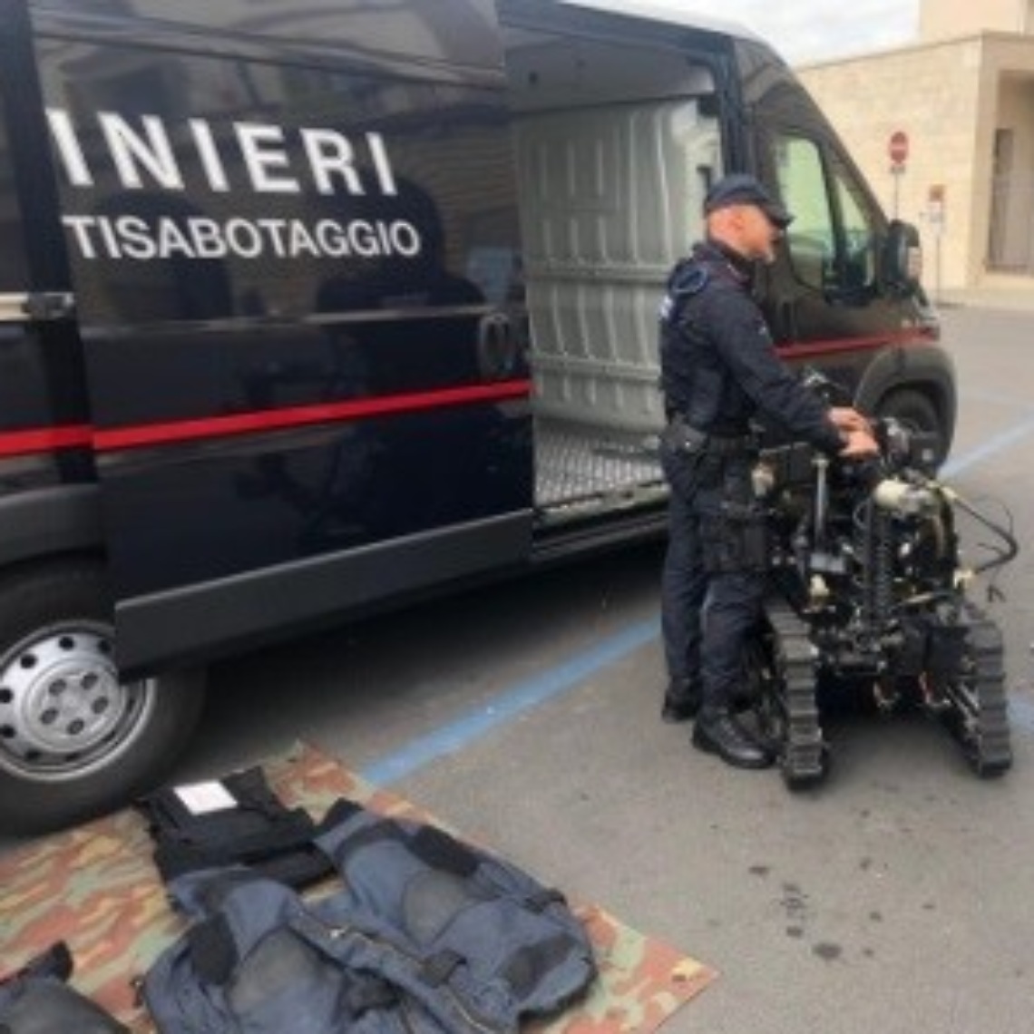 Gli artificieri dei Carabinieri
