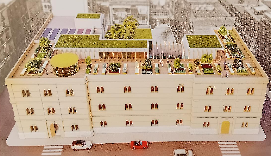 Un rendering del progetto