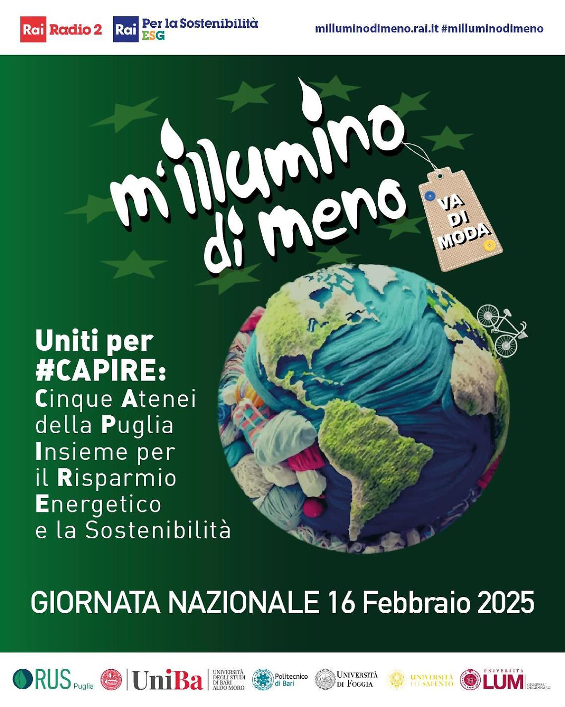 M'illumino di meno 2025