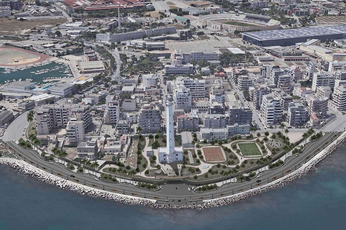 Il faro di San Cataldo a Bari