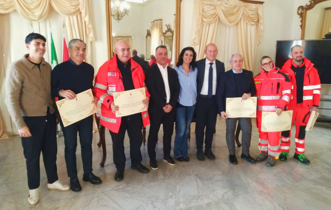 La cerimonia a Palazzo di Città 
