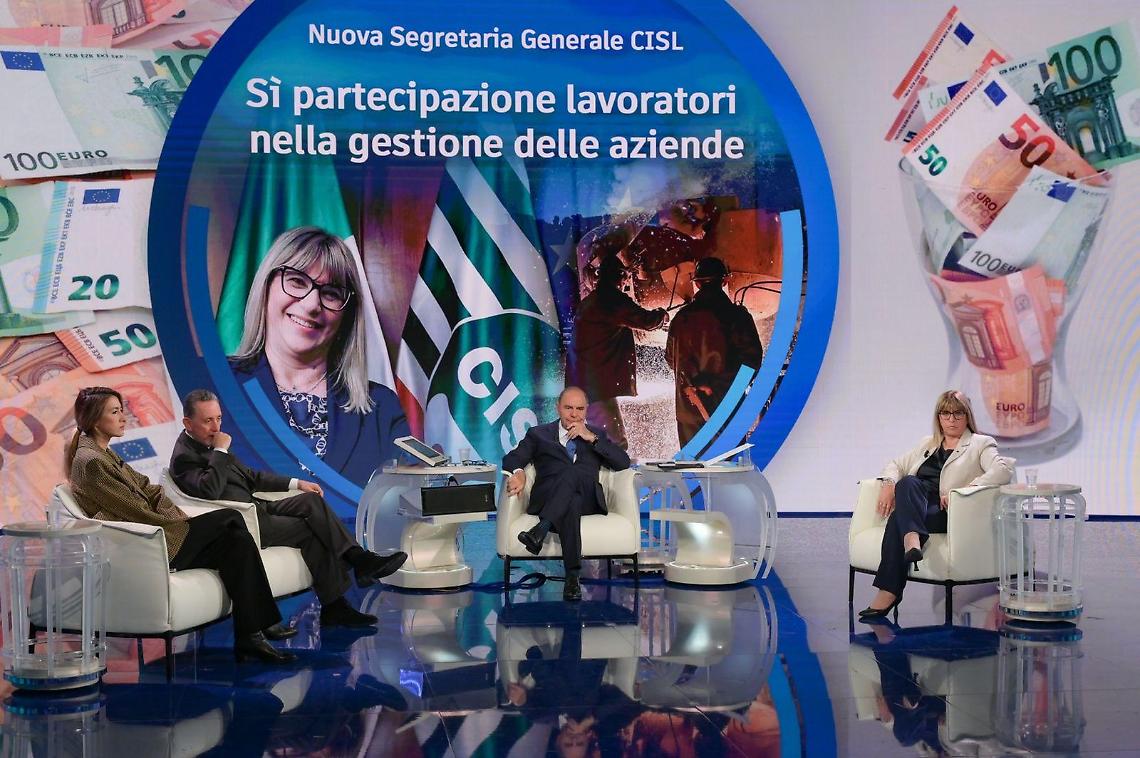 Fumarola a Porta a Porta - Dal sito della Cisl