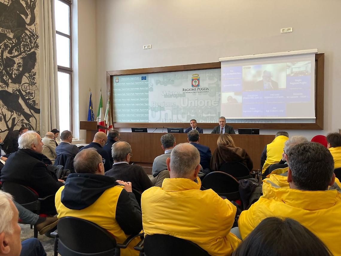 L'incontro con i rappresentanti di Coldiretti Puglia sul caso xylella