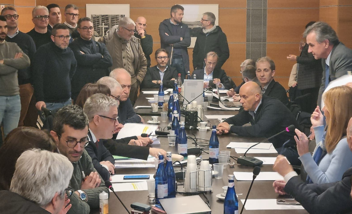 Un momento della trattativa