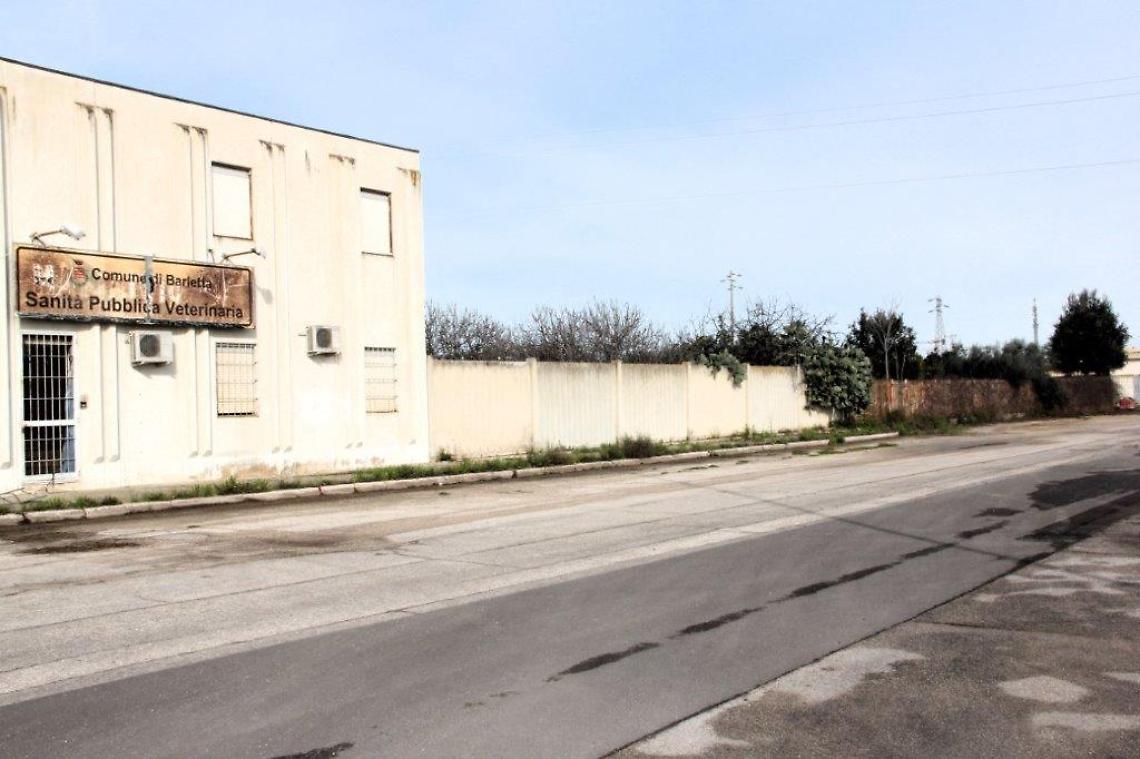 L'area dove sorgerà il nuovo Ccr di Barletta