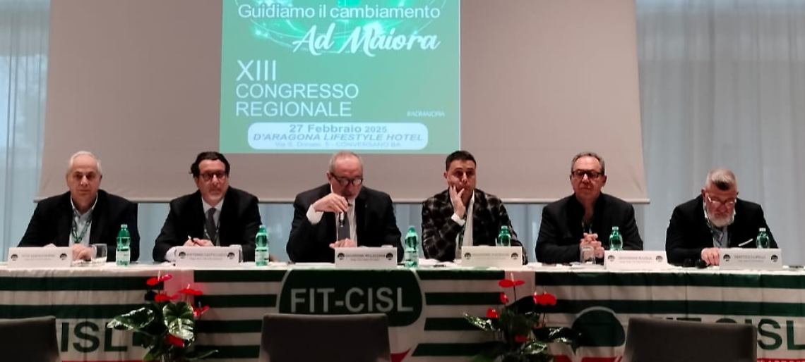 Il XIII Congresso della FIT Cisl Puglia