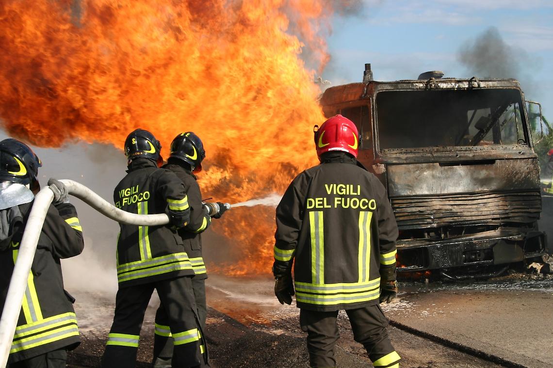 I Vigili del Fuoco di Barletta