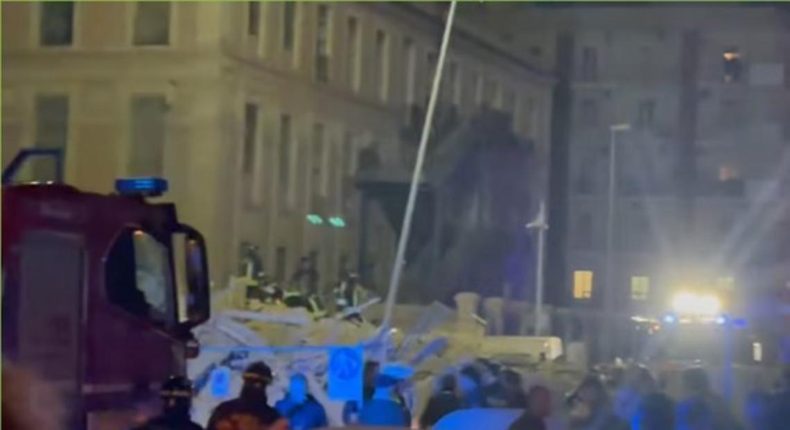 La palazzina crollata a Bari